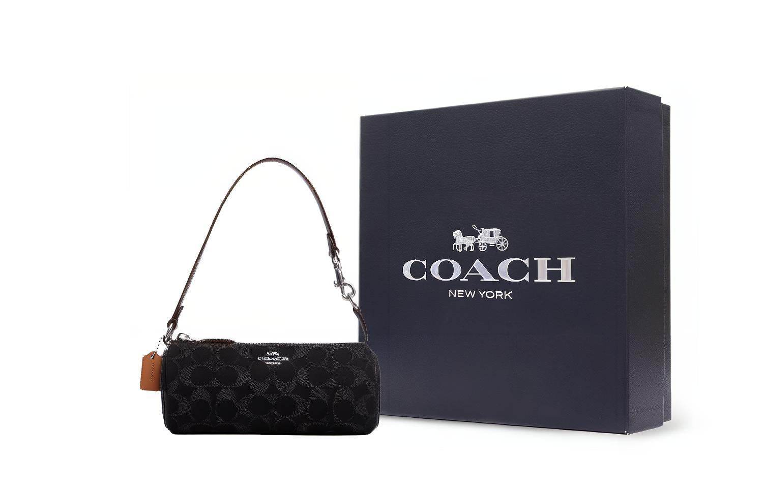 Сумка женская Coach Nolita 20 Iconic Denim Patchwork - Boxette Shop